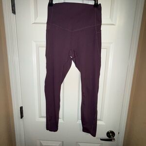 HALARA Deep Purple 7/8 Leggings with pockets
